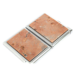 Портсигар с газовой зажигалкой из натурального камня Пегматит Stone Cigarettes Cases варинант исполнения - 5 | Loft Concept во Владивостоке