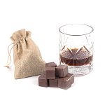 Камни для охлаждения виски из красного лемезита Natural Stone Cube варинант исполнения - 6 | Loft Concept во Владивостоке