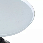 Кофейный столик с круглой столешницей и мраморным основанием Steel Reliability варинант исполнения - 4 | Loft Concept во Владивостоке