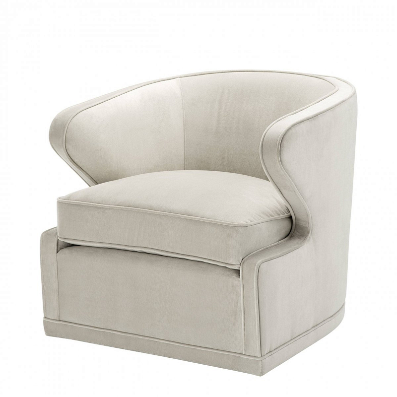 Кресло Eichholtz Chair Dorset Pebble Grey Белый Кресло Eichholtz Chair Dorset Pebble Grey Белый во Владивостоке | Loft Concept
