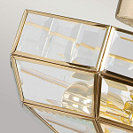 Потолочный светильник шестигранной формы с прозрачными стеклянным плафоном Elstead Lighting варинант исполнения - 12 | Loft Concept во Владивостоке