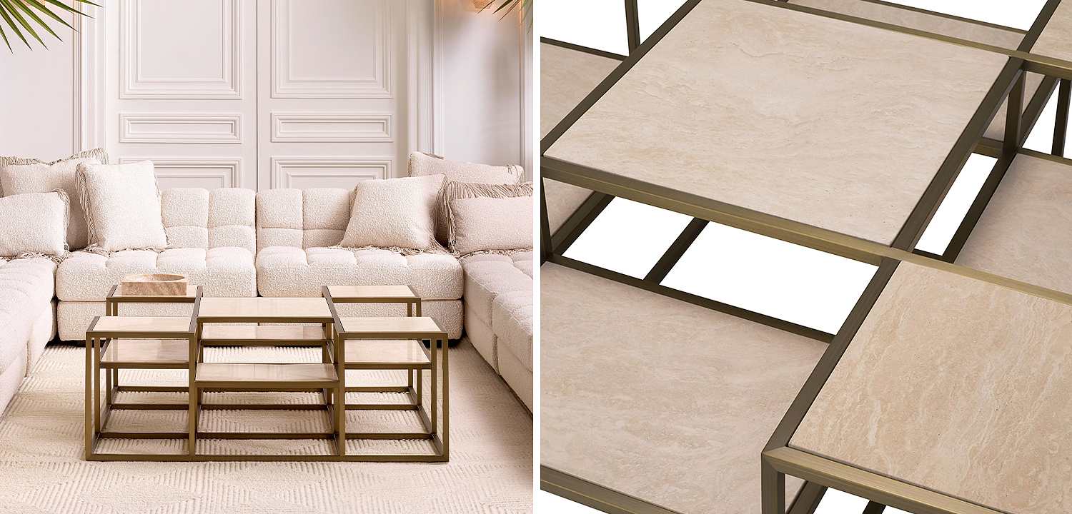 Кофейный стол Eichholtz Coffee Table Smythson Кофейный стол Eichholtz Coffee Table Smythson - Loft-Concept во Владивостоке