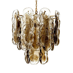 Люстра из круглых стеклянных элементов Vienna варинант исполнения - 1 | Loft Concept во Владивостоке