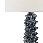 Настольная лампа с корпусом из цветков колокольчика Cascade of Blue Flowers варинант исполнения - 1 | Loft Concept во Владивостоке