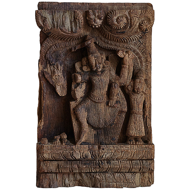 Антикварные объёмные панно из тика Antique Indian Panels Коричневый Антикварные объёмные панно из тика Antique Indian Panels Коричневый во Владивостоке | Loft Concept