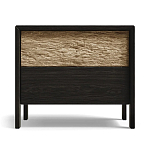 Тумба 2 ящика с подсветкой на рельефном фасаде Warm Industrial варинант исполнения - 1 | Loft Concept во Владивостоке