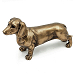 Статуэтка такса с реалистичными деталями и гладкой поверхностью Dachshund Style варинант исполнения - 1 | Loft Concept во Владивостоке