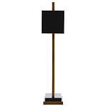 Настольная лампа прямоугольная с черным абажуром Strictness of Forms варинант исполнения - 3 | Loft Concept во Владивостоке