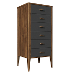 Комод из массива бука с 6-ю ящиками Tasteful Furniture варинант исполнения - 1 | Loft Concept во Владивостоке