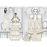 Megan Hess. Elegance варинант исполнения - 3 | Loft Concept во Владивостоке