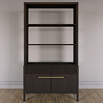 Стеллаж Primo с ящиками Темный орех варинант исполнения - 1 | Loft Concept во Владивостоке