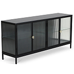 Сервант четырехдверный с рифленым стеклом The Keeper варинант исполнения - 1 | Loft Concept во Владивостоке