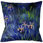 Подушка декоративная Ирисы Impressionism in Art варинант исполнения - 1 | Loft Concept во Владивостоке