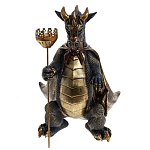 Подсвечник в виде дракона Dragon candlestick Brown Gold варинант исполнения - 1 | Loft Concept во Владивостоке