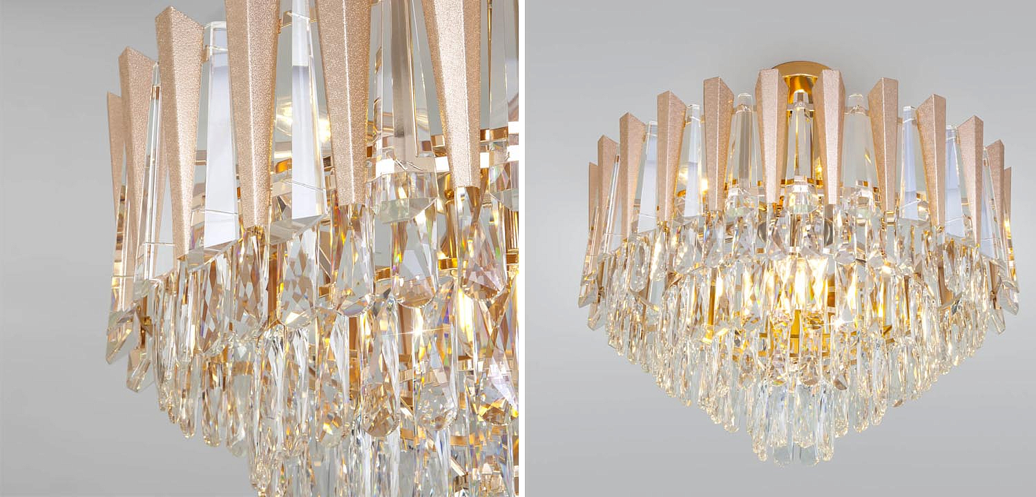 Потолочная люстра Crystal Edge Chandelier Потолочная люстра Crystal Edge Chandelier - Loft-Concept во Владивостоке