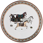 Чайный сервиз из фарфора с изображением лошадей на 6 персон 15 предметов Porcelain Horse Set  варинант исполнения - 6 | Loft Concept во Владивостоке