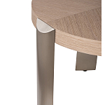 Столик журнальный круглый со светлым шпоном Light Veneer Table варинант исполнения - 6 | Loft Concept во Владивостоке