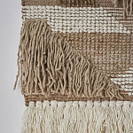 Панно из шерсти и хлопка с узором Beige Calista Cascade варинант исполнения - 7 | Loft Concept во Владивостоке