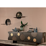 Дизайнерский комод с декором в виде круглых элементов на фасаде Matisse варинант исполнения - 4 | Loft Concept во Владивостоке