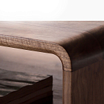 Кофейный стол из дерева с ящиком и нишей для хранения Coffee Walnut Table варинант исполнения - 6 | Loft Concept во Владивостоке