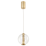 Подвесной светильник с плафоном в форме шара Inner Gleam Orb gold варинант исполнения - 4 | Loft Concept во Владивостоке