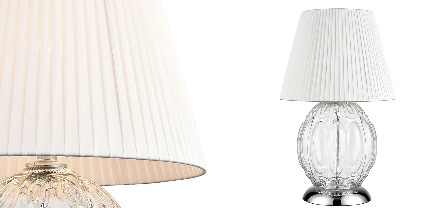 Настольная лампа Прозрачное Стекло Hailey Table Lamp Настольная лампа Прозрачное Стекло Hailey Table Lamp - Loft-Concept во Владивостоке