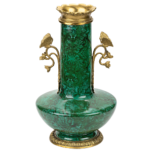 Фарфоровая ваза с малахитовым узором MALACHITE