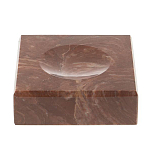 Подставка под шар квадратная из натурального камня Лемезит Natural Stone Sphere Stands варинант исполнения - 1 | Loft Concept во Владивостоке