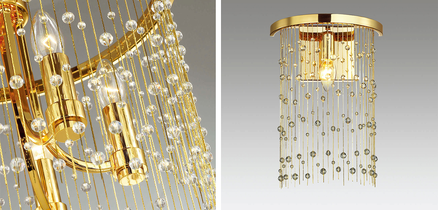 Бра Hailstorm Rain Wall lamp gold Бра Hailstorm Rain Wall lamp gold - Loft-Concept во Владивостоке