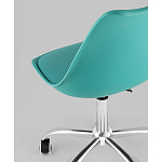 Офисный стул на металлическом основании EGGERY Blue пластик варинант исполнения - 3 | Loft Concept во Владивостоке