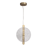 Подвесной светильник с круглым стеклянным плафоном Gingham варинант исполнения - 5 | Loft Concept во Владивостоке