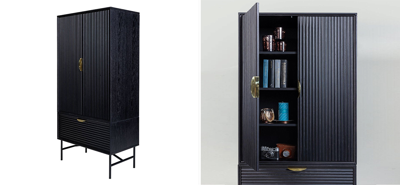 Шкаф Antique Order Черный Шкаф Antique Order Черный - Loft-Concept во Владивостоке
