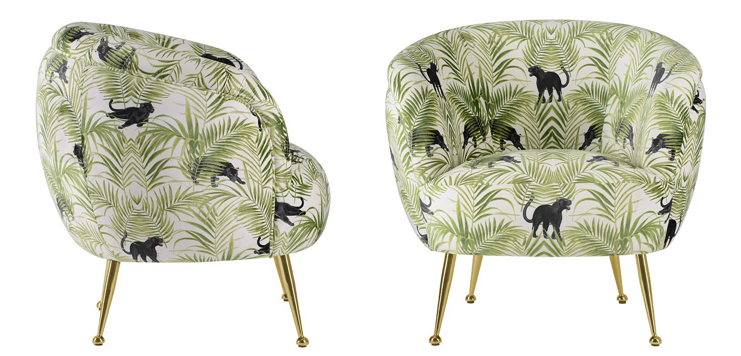 Кресло ARMCHAIR KELLIT Jungle Green Кресло ARMCHAIR KELLIT Jungle Green - Loft-Concept во Владивостоке