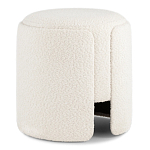 Дизайнерский Пуф Букле Poof Alice White Boucle  варинант исполнения - 1 | Loft Concept во Владивостоке