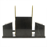 Настольный письменный набор из мрамора и змеевика с гербом России Marble Accessory варинант исполнения - 4 | Loft Concept во Владивостоке