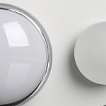 Бра овальной формы белого цвета с 2-мя лампами Lunar Pebbles варинант исполнения - 7 | Loft Concept во Владивостоке