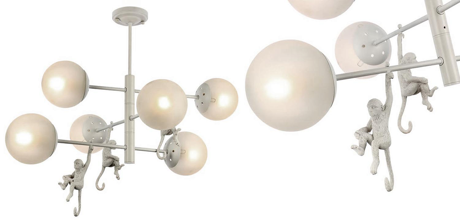 Люстра Hanging Monkey 6 lamp Люстра Hanging Monkey 6 lamp - Loft-Concept во Владивостоке