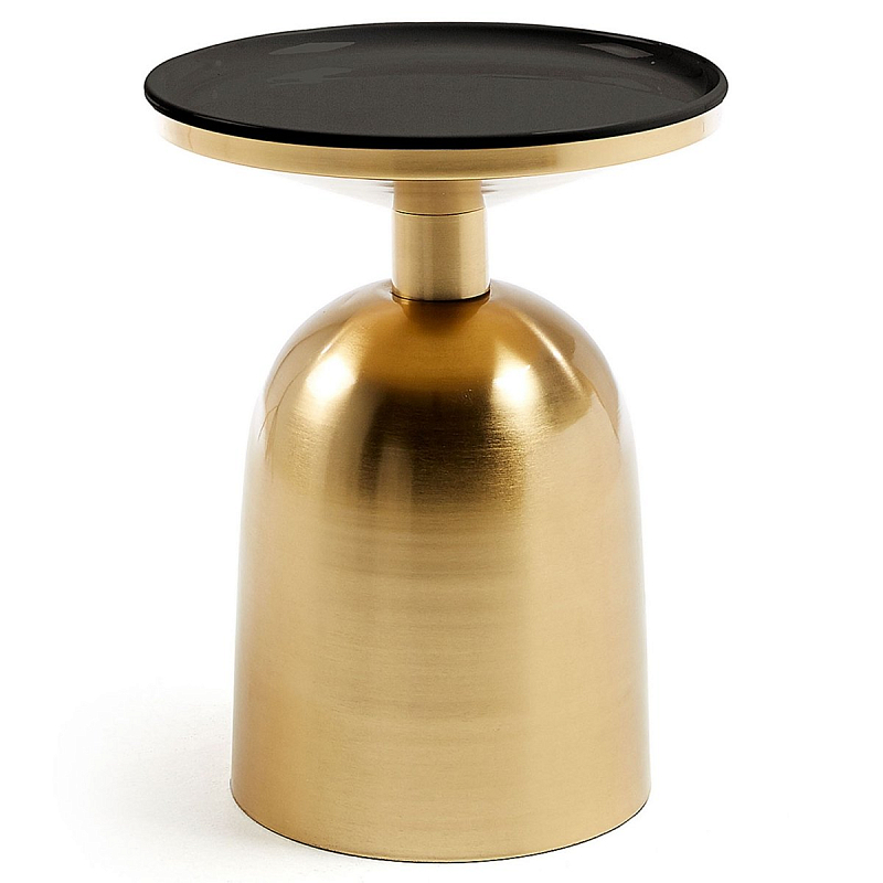 Приставной стол Table Francis Gold Латунь Черный Приставной стол Table Francis Gold Латунь Черный во Владивостоке | Loft Concept