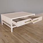 Кофейный стол Primo с двумя ящиками Светлый дуб варинант исполнения - 8 | Loft Concept во Владивостоке