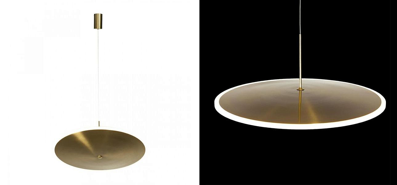 Светильник Chrona by Graypants D40 Gold Horizontal Светильник Chrona by Graypants D40 Gold Horizontal - Loft-Concept во Владивостоке