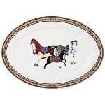 Сервиз обеденный из фарфора с изображением лошадей на 6 персон 23 предмета Porcelain Horse Set  варинант исполнения - 4 | Loft Concept во Владивостоке