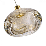 Подвесной светильник с прозрачным стеклянным плафоном округлой формы Effervia  варинант исполнения - 9 | Loft Concept во Владивостоке