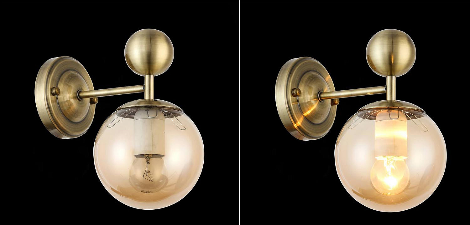 Бра Demian Bronze Wall Lamp Бра Demian Bronze Wall Lamp - Loft-Concept во Владивостоке