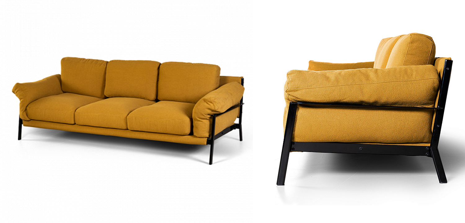 Диван Harald Mustard Sofa Диван Harald Mustard Sofa - Loft-Concept во Владивостоке