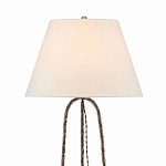 Торшер с конусовидным тканевым абажуром и фактурным каркасом Industrial Profile варинант исполнения - 2 | Loft Concept во Владивостоке