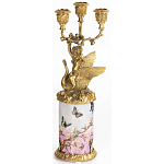 Фарфоровый подсвечник Лебедь с ангелом Asse варинант исполнения - 3 | Loft Concept во Владивостоке