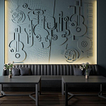 Барельеф ORCHESTRA варинант исполнения - 1 | Loft Concept во Владивостоке