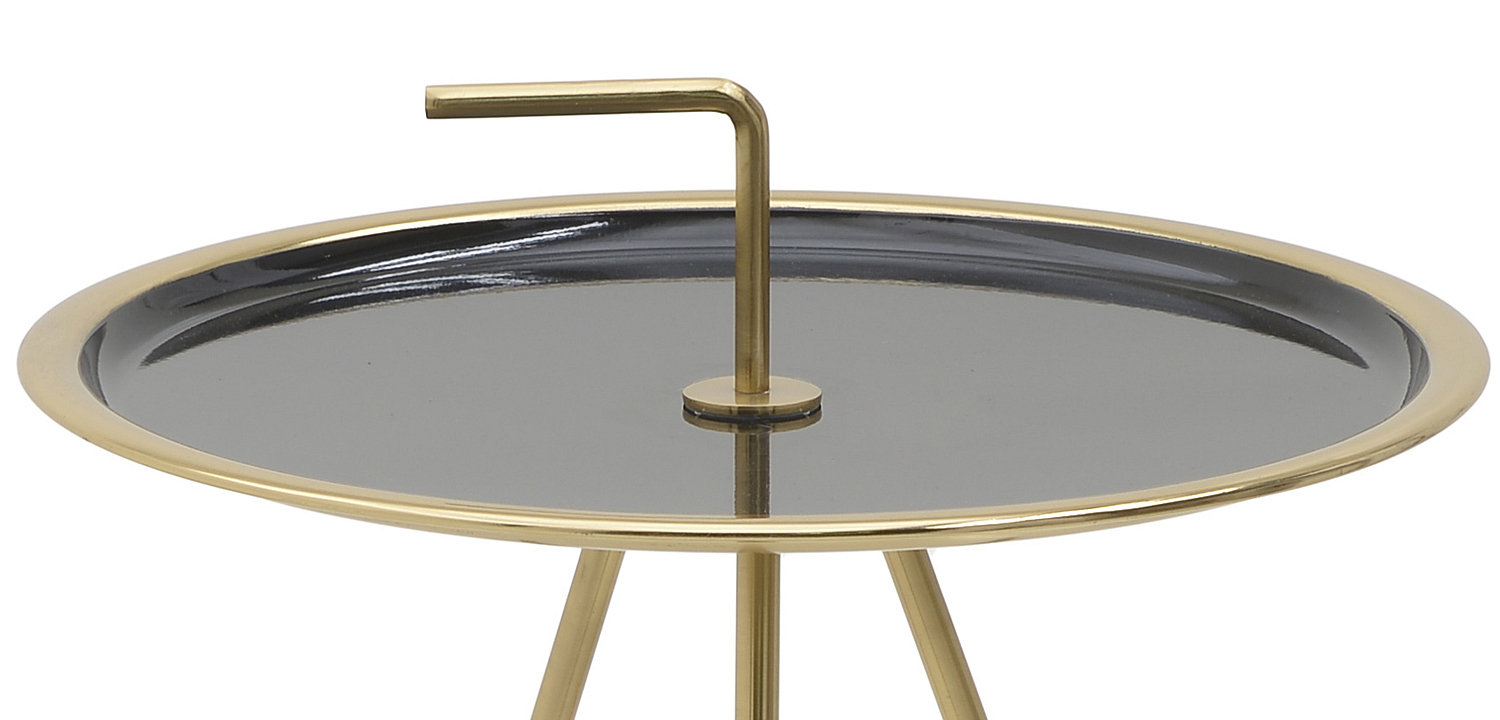 Приставной стол Salute Table Black Приставной стол Salute Table Black - Loft-Concept во Владивостоке