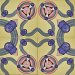 Плитка дизайнерская с узором Дива варинант исполнения - 2 | Loft Concept во Владивостоке