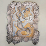 Тканый вручную монументальный настенный гобелен Soft Inception варинант исполнения - 3 | Loft Concept во Владивостоке